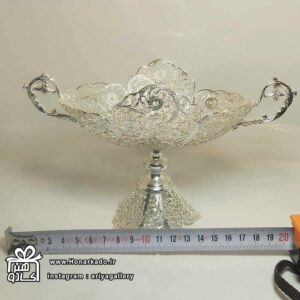 کشکول ملیله نقره 20*10 سانت