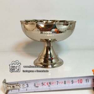 آجیل پایه دار مسی آب کروم ۱۱سانت