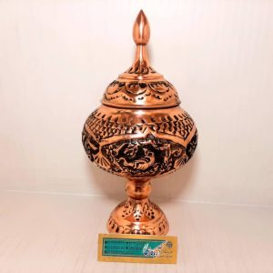 شکلات خوری مس قلم دربدار ۲۷سانت