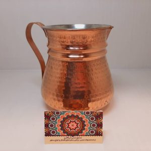 پارچ آب خوری مس کمر باریک