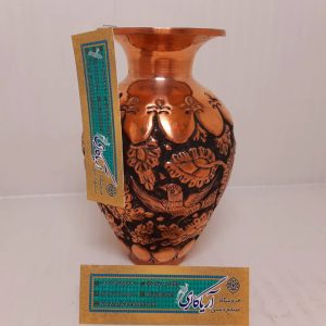 گلدان مس تپل قلم 15سانتیمتر