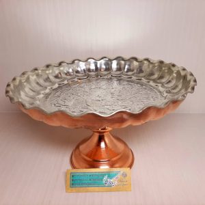 شیرینی خوری مس کعبدار 24سانت