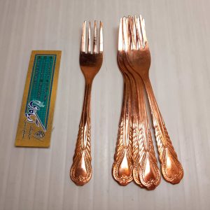 چنگال مسی نوزادی 13سانت-6عددی