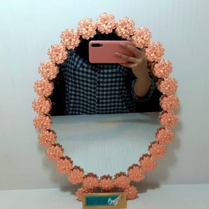 آینه بیضی گل 35س