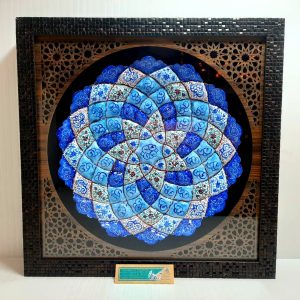 بشقاب میناکاری 30س لوحدار