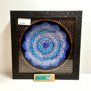 بشقاب میناکاری 20 لوحدار| بشقاب میناکاری با قاب