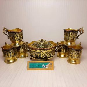 گالش برنجی قلم دست اعلا 6عدد