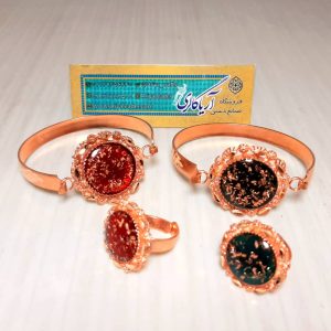 دستبند انگشتر گشنیزی رنگی