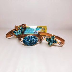 دستبند تک مس فیروزه