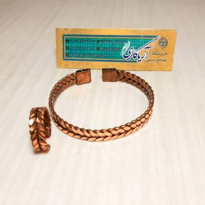 دستبند انگشتر گندمی تراش