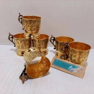 گالش برنجی قلم 6عدد