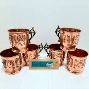 گالش مسی قلم 6عدد