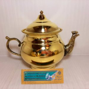 قوری 4 برنجی ساده