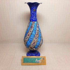 گلدان میناکاری 20سانتیمتر