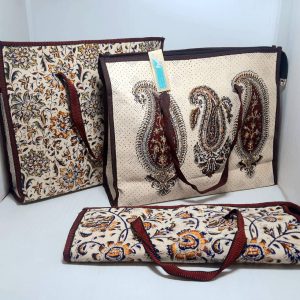 ساک قلمکاری 34*42 سانت|کیف قلمکاری اصفهان