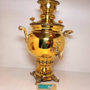 سماور برنجی 4 ساده