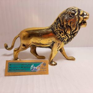 مجسمه شیر برنجی 18س