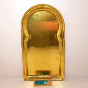 سینی سماور برنجی ساده32*18