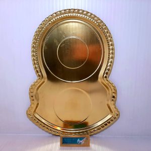 سینی سماور 4 برنجی ساده