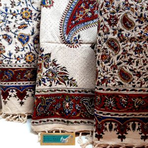 سفره قلمکاری 1.5*1 متری طرح بته جقه