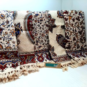 سفره قلمکاری 1.2*1.2 متری بته جقه