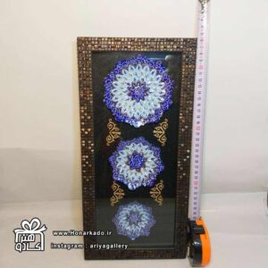 بشقاب میناکاری مسی 3تایی