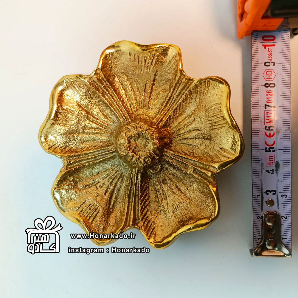 مجسمه برنجی زیرسیگاری دست| زیرسیگاری برنجی - Image 2