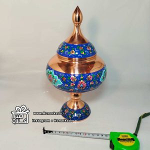 شکلاتخوری پایه دار مس پرداز 28سانت