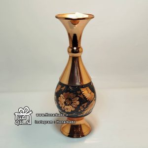 گلدان الماس تراش مسی