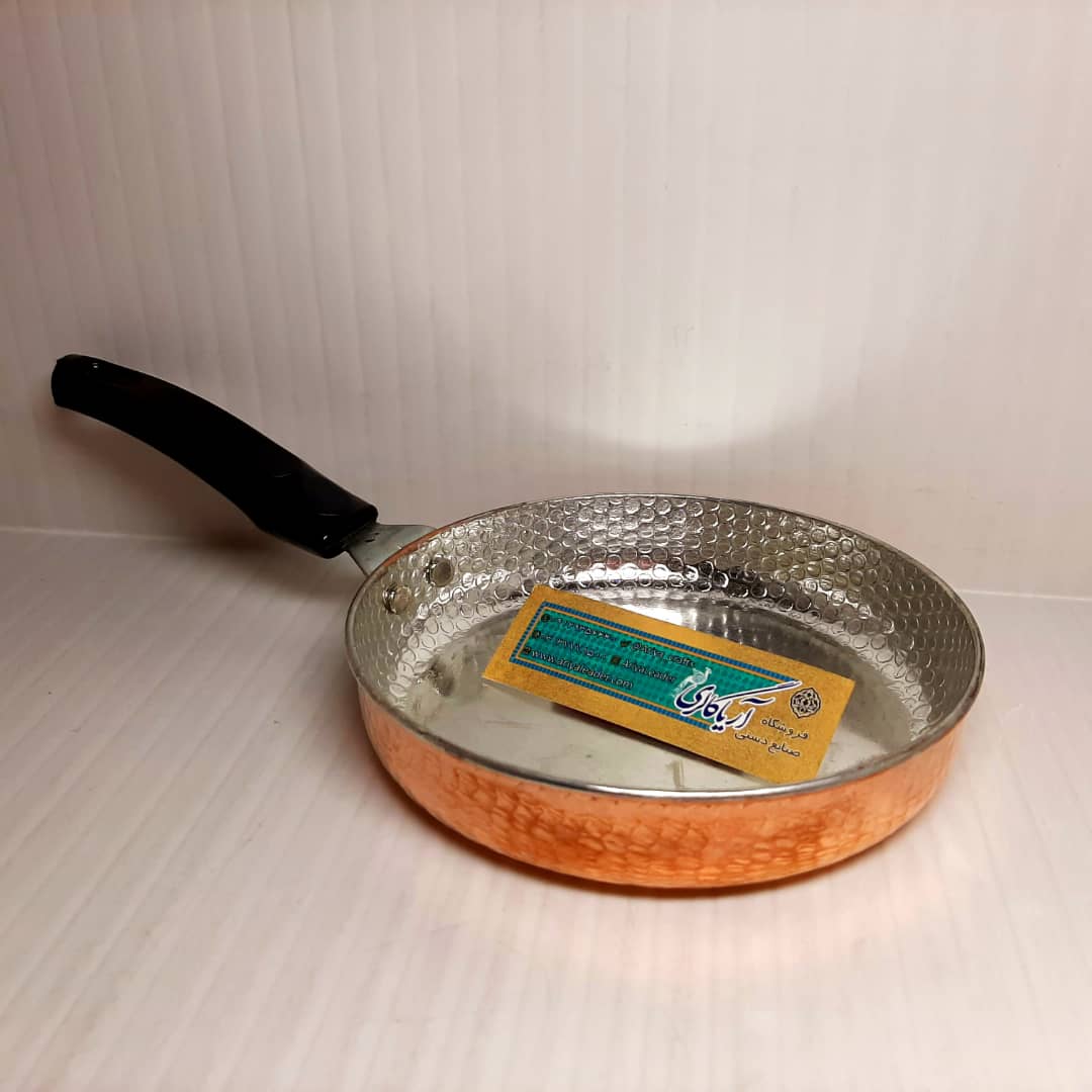 تابه مسی دسته مشکی 15سانتیمتر