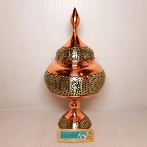 شکلاتخوری مس-خاتم 28سانتیمتر