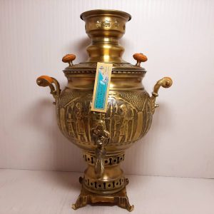 سماور آنتیک 4 قلم ذغالی