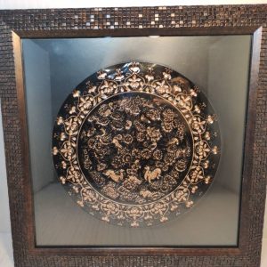 قاب مسی الماس تراش 36*36