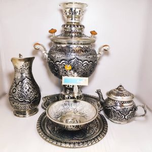 سماور دورنگ 4 اعلا با سرویس