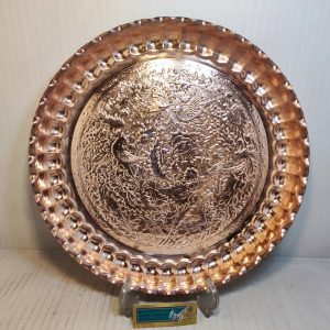 سینی گرد طرحدار قرمز 37س-سایز4