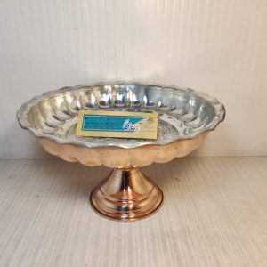 شیرینی خوری مس کعبدار سفید 20س