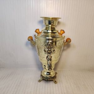 سماور برنجی 1 لیتری