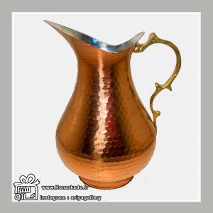 پارچ مسی دسته برنجی