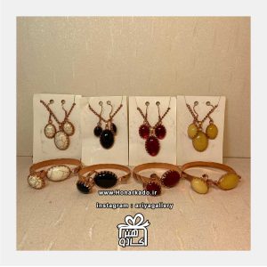 دستبند انگشتر تراش مس