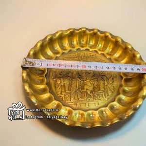 سینی آنتیک طرحدار 20س