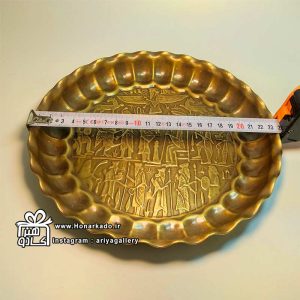 سینی آنتیک طرحدار 23س