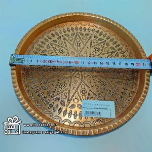 سینی زنجانی قرمز 22س