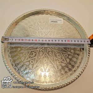 سینی زنجان سفید 26س