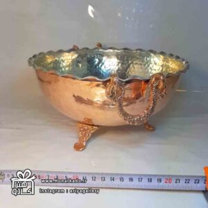 کاسه چکشی23سانت دسته پایه دار نانو