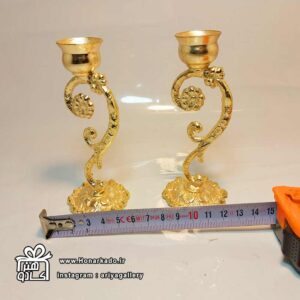 شمعدان برنجی 13سانت جفتی