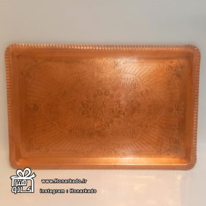 سینی قرمز چهارگوش 32*22 نانو