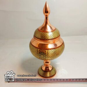 شکلاتخوری مس-خاتم 24سانت