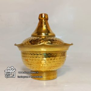 قندان چکشی برنجی دربدار